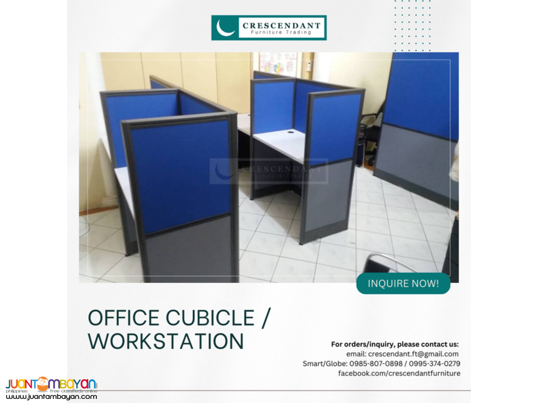 2 sets of 2 seater Modular Workstation