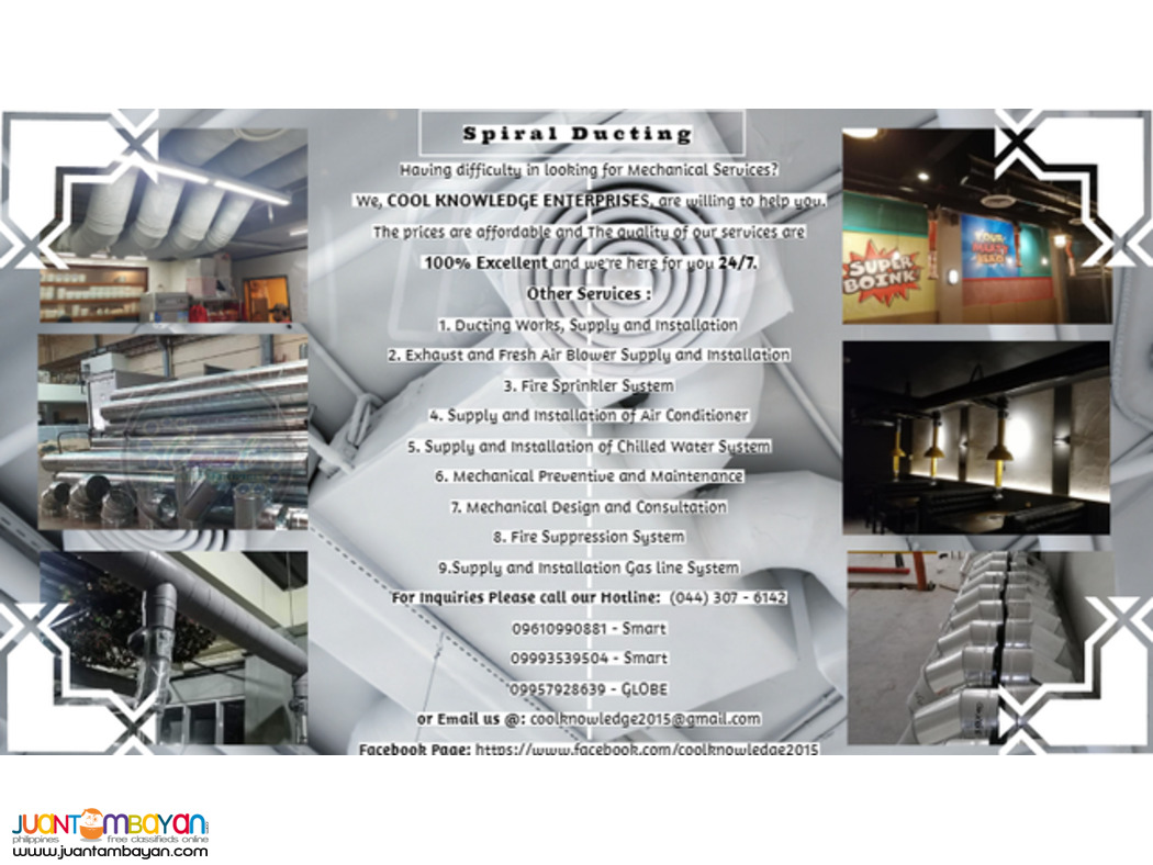 Spiral Ducting Meycauayan, Caingin, Bulacan