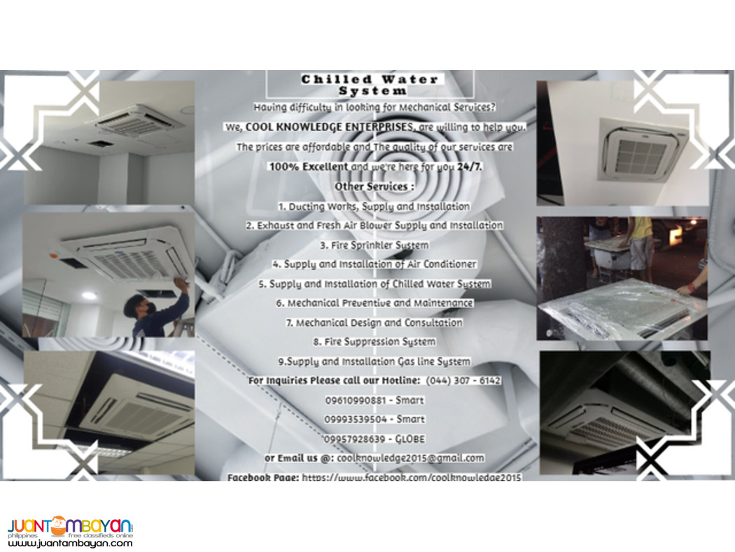 Chilled Water Aircon * Metro manila *