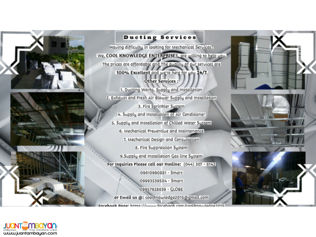 Ducting System / Exhaust and Fresh Air System ( Manila )
