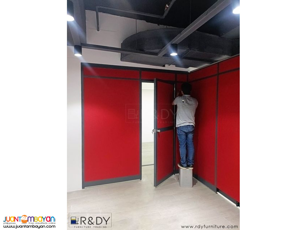 Floor To Ceiling Panel partition/ modular Workstation