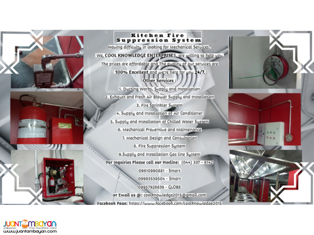 Kitchen Hood and Exhaust motor