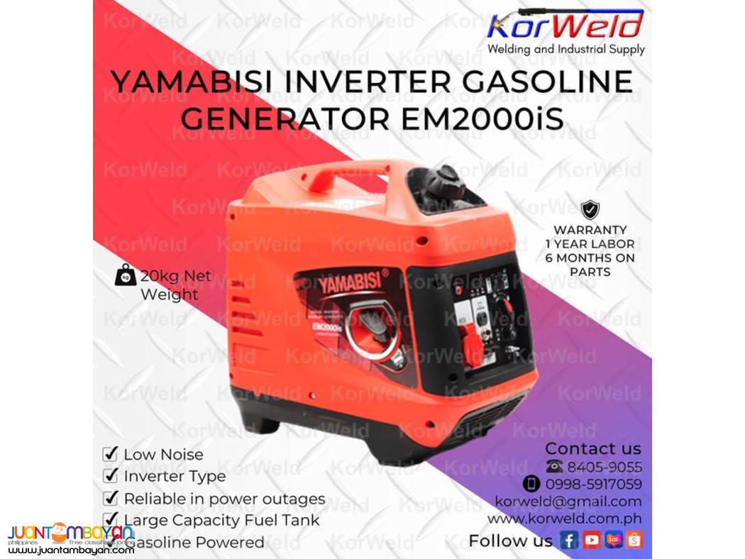 Yamabisi Inverter Gasoline Generator EM2000IS