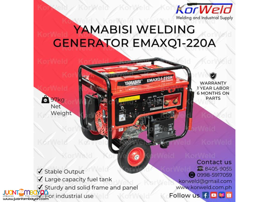 Yamabisi Welding Generator EMAXQ1-220A