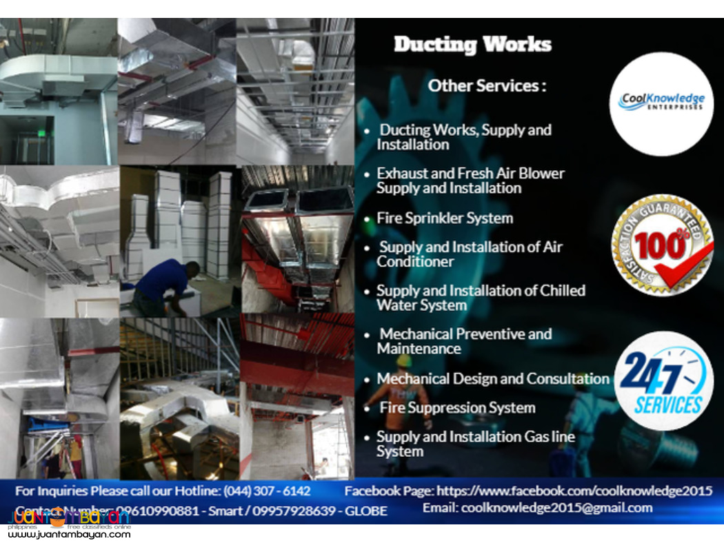 Ducting Works Bulacan Area