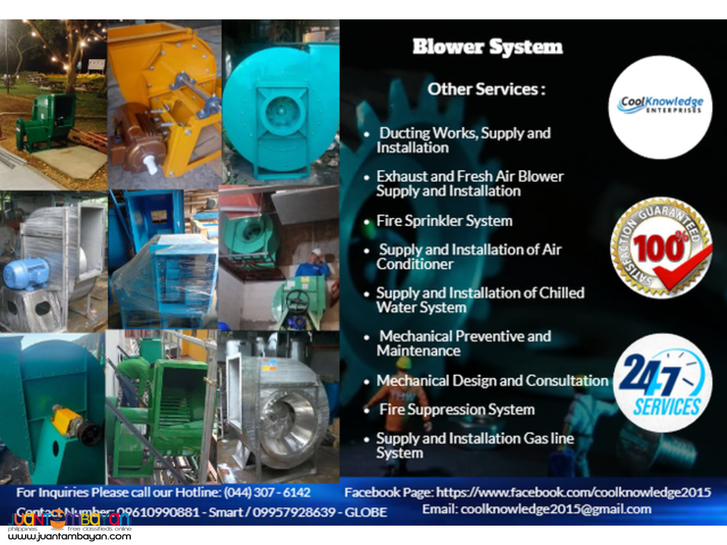Blower Supplies - installation