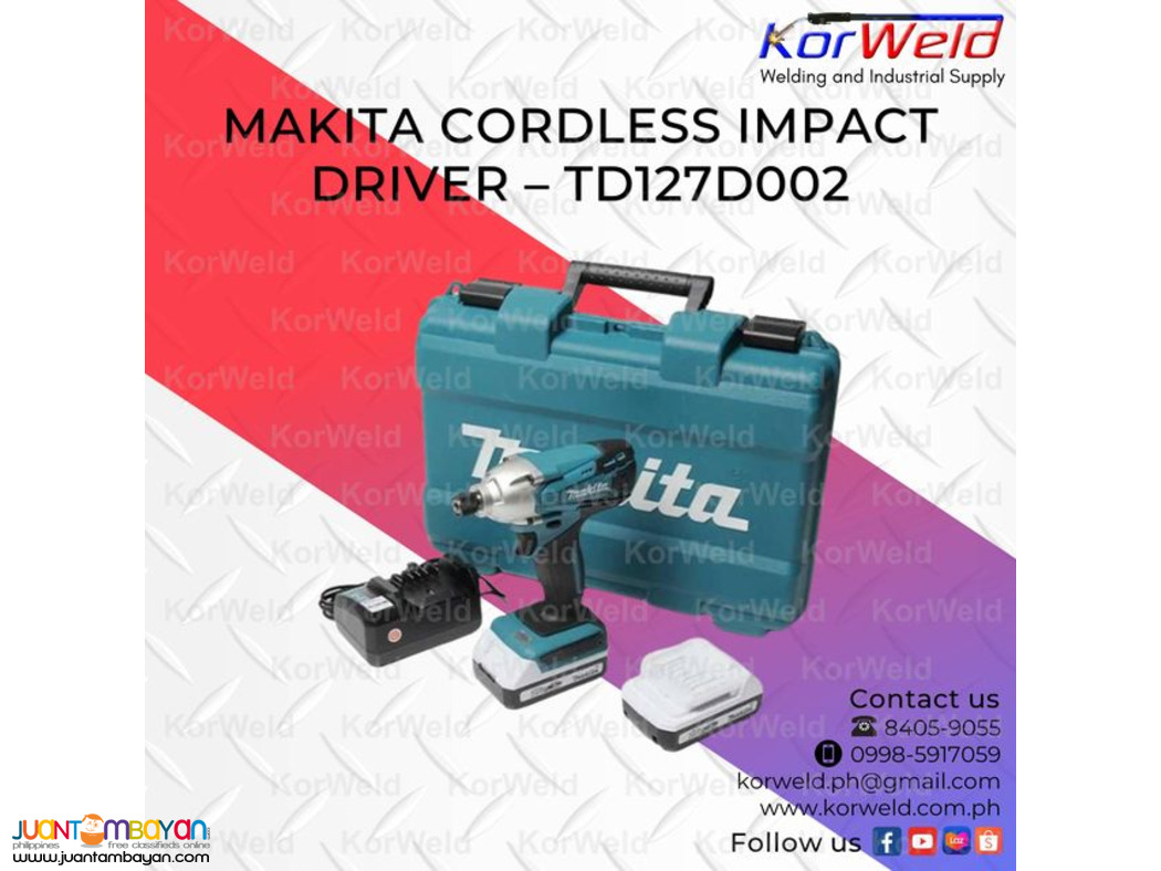  Makita Cordless Impact Driver TD127D002