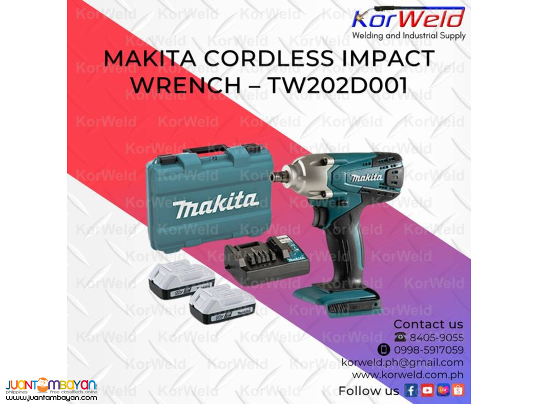 Makita Cordless Impact Wrench TW202D001