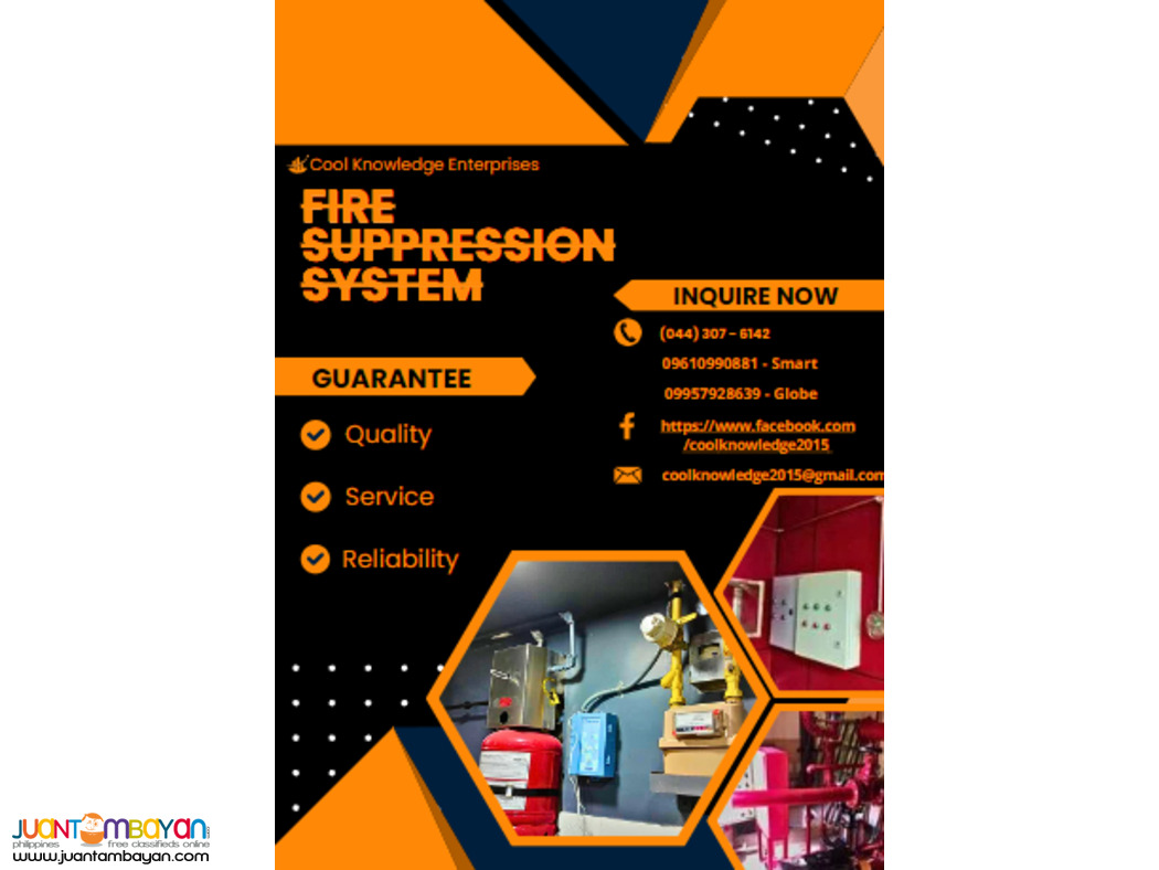 Kitchen/ Fire Suppression System Kitchen/ Fire Suppression System