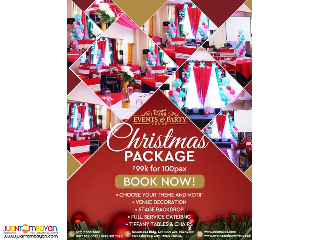 Corporate Christmas Party Package