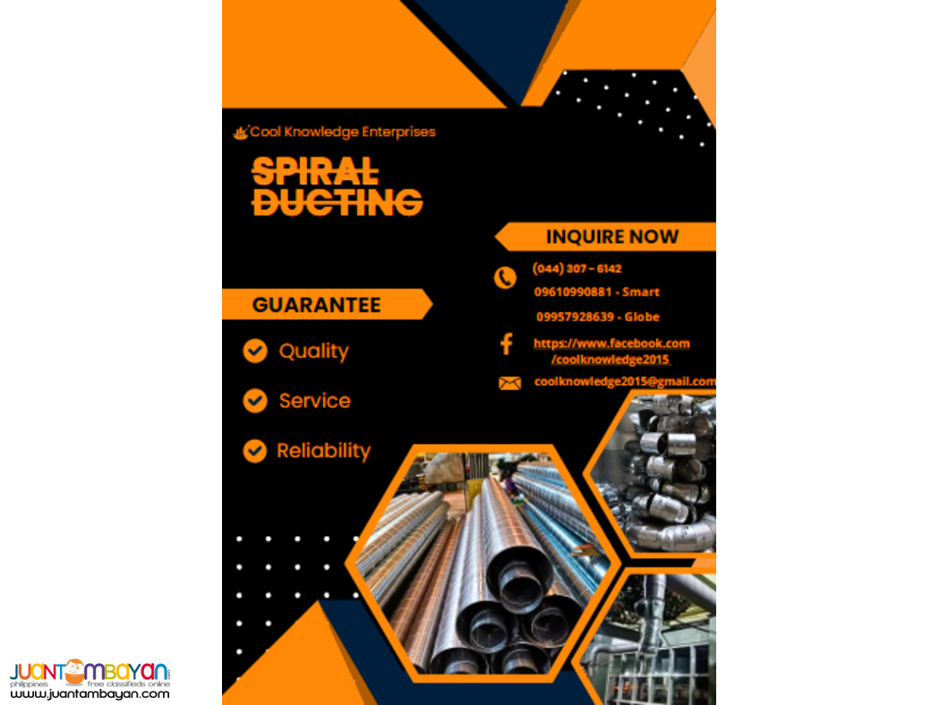 Galvanized Spiral Ducting