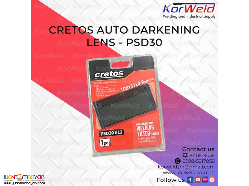 Cretos Auto Darkening Lens PSD30