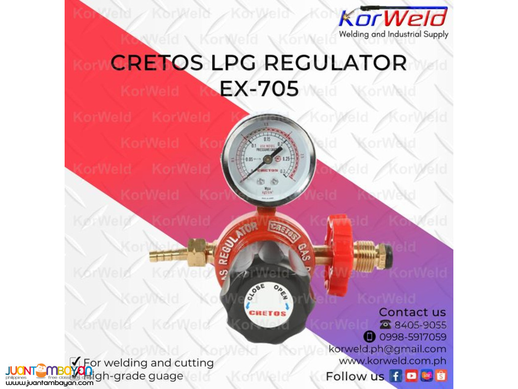 Cretos LPG Regulator EX-705
