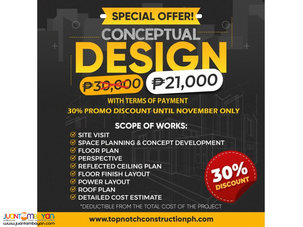 sPECIAL OFFER CONCEPTUAL DESIGN