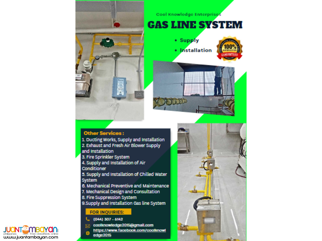 Supply- ( Gas line ) -Installation