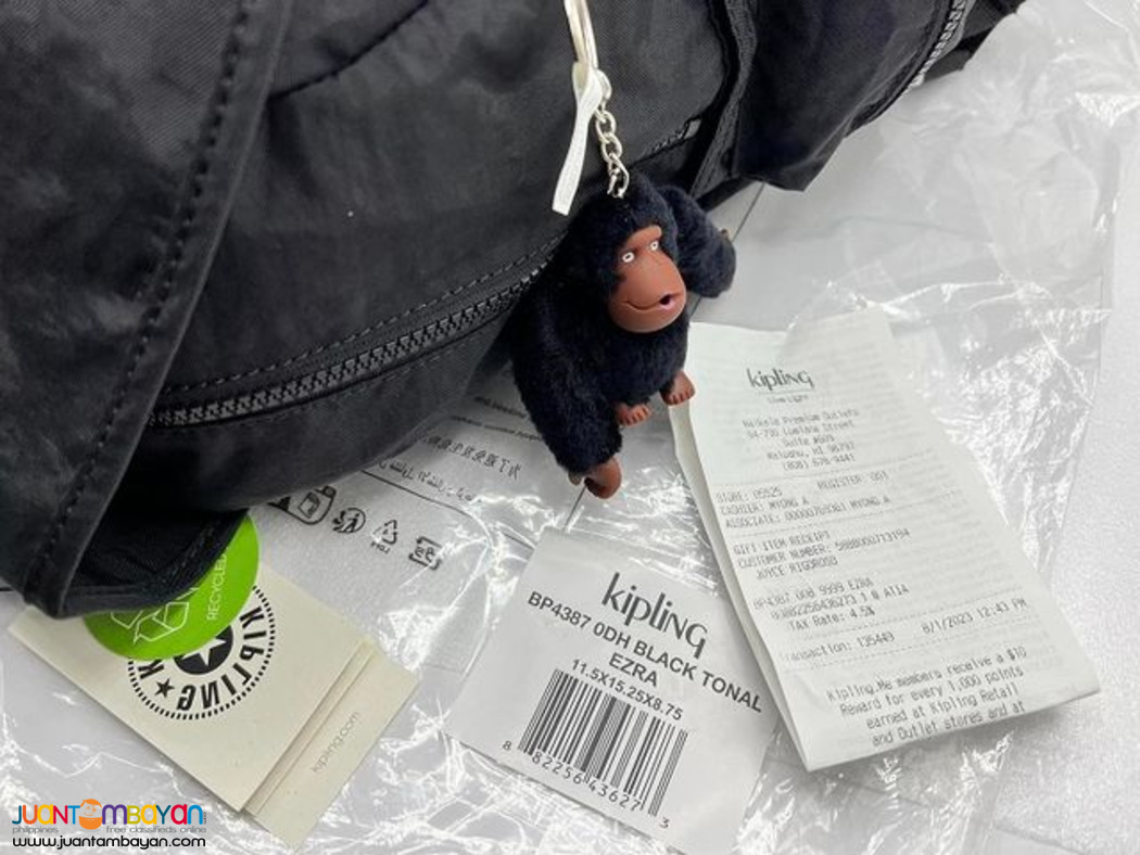 Kipling Ezra Medium Backpack Black