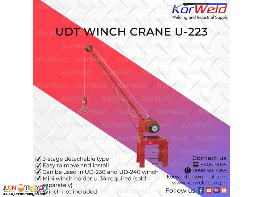 UDT Winch Crane U-223