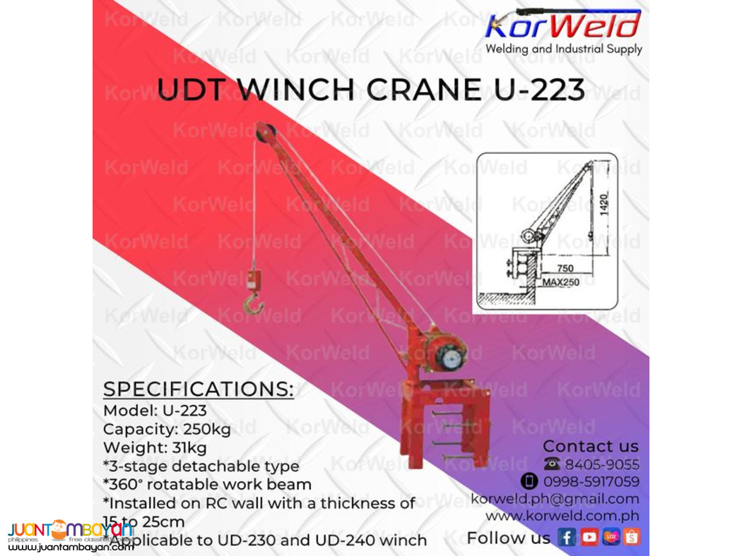 UDT Winch Crane U-223