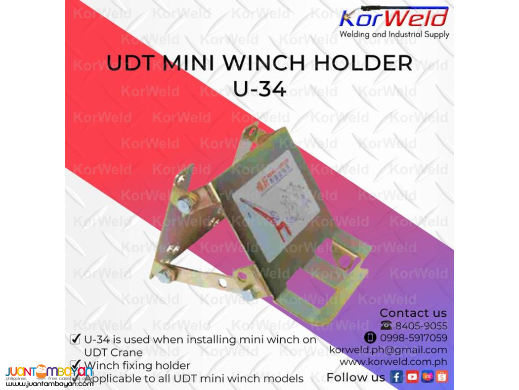 UDT Mini Winch Holder U-34