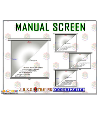 MANUAL SCREEN | WALL SCREEN | MOTORIZED SCREEN