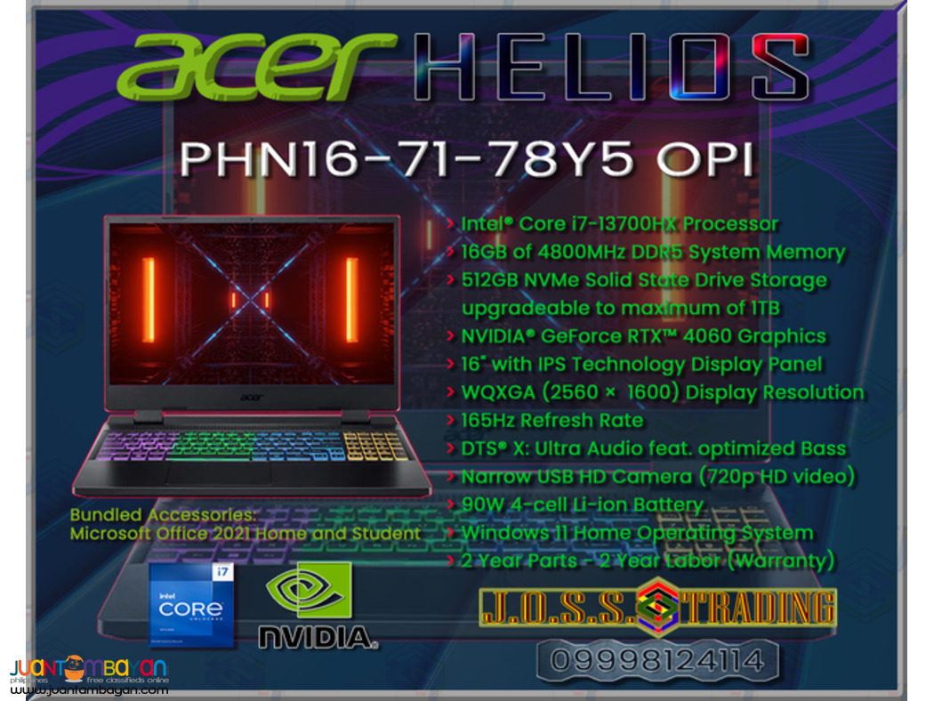 HELIOS NEO/300/16 GAMING LAPTOP | ACER PREDATOR