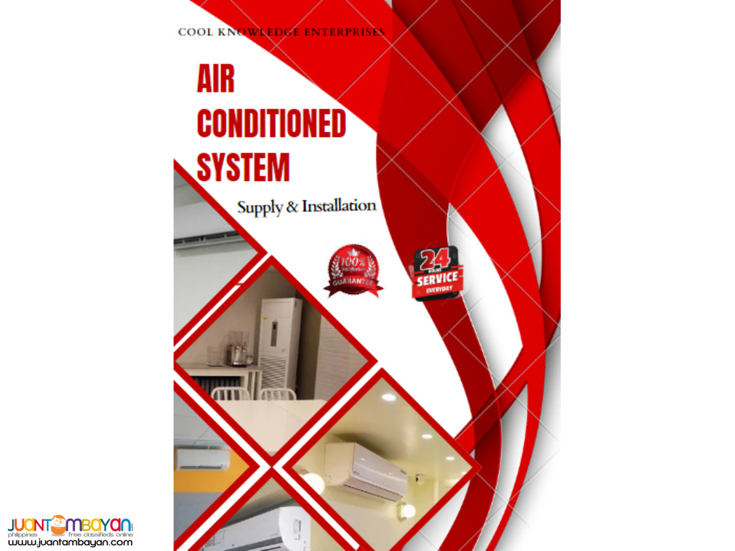 Air Conditioned System (Manila) Install. supply