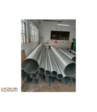 `` supply and installation of spiral duct ``