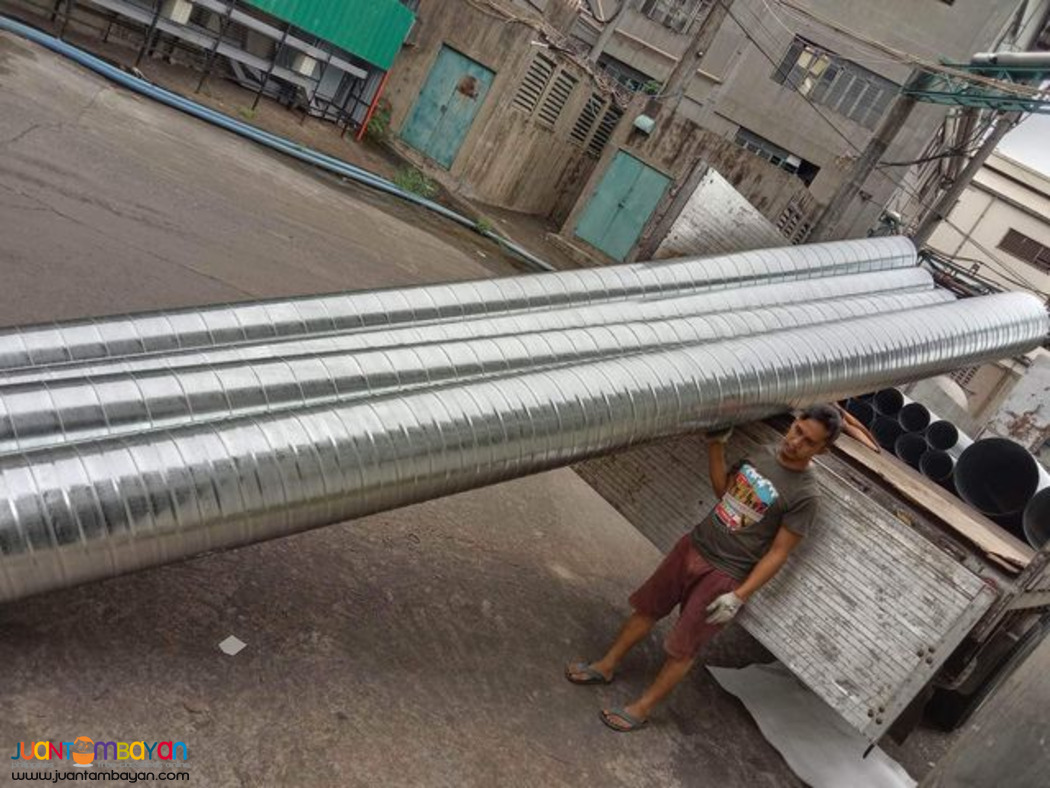 `` supply and installation of spiral duct ``