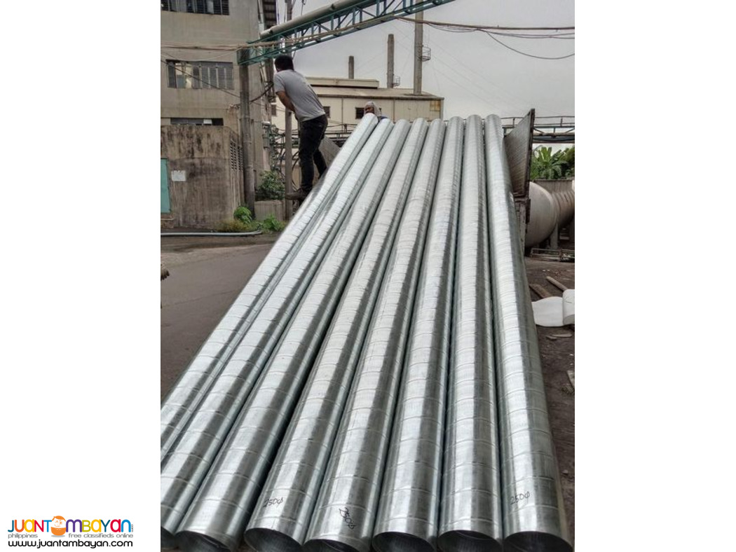 `` supply and installation of spiral duct ``