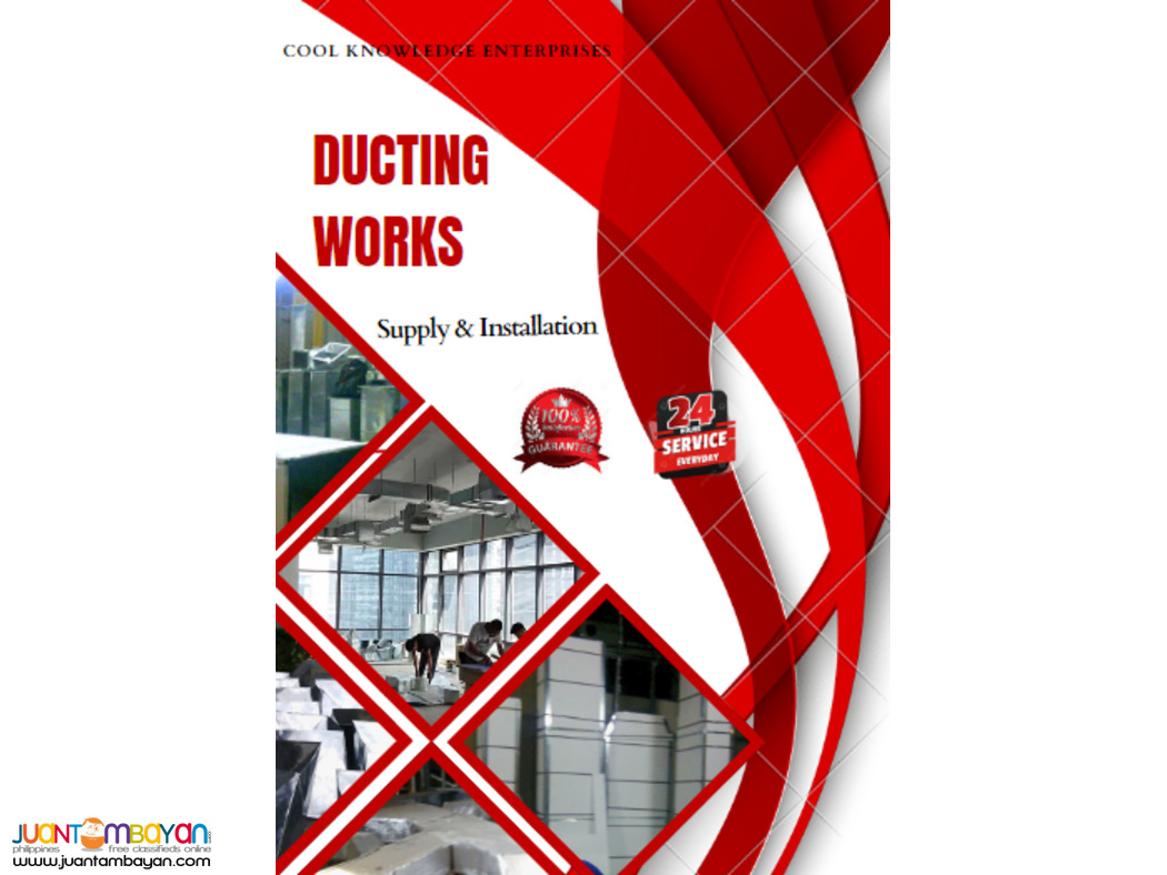 INSTALLATION. SUPPLY (Ducting works) Manila...