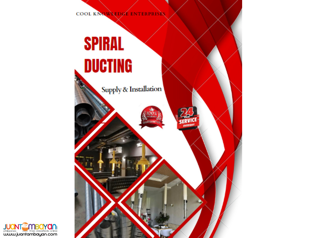 SPIRAL DUCTING {INSTALLATION & SUPPLY} Manila, Philippines