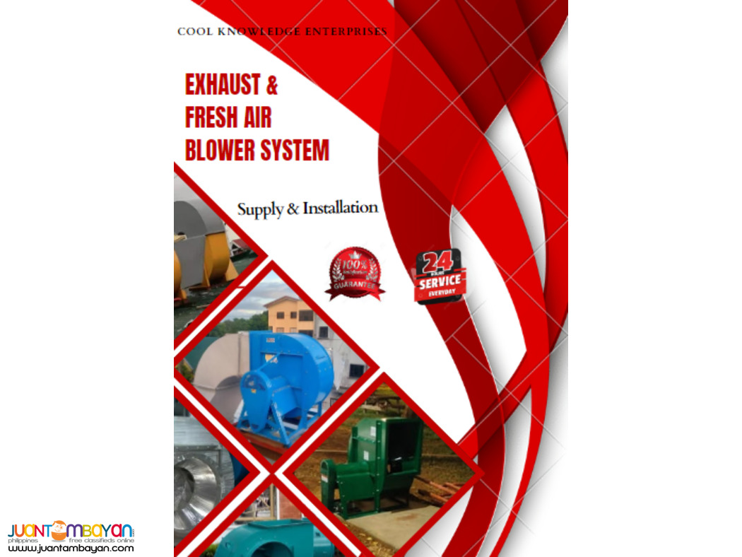 EXHAUST AND FRESH AIR BLOWER SYSTEM [INSTALLATION]