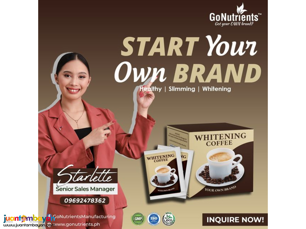 Own brand of coffee 