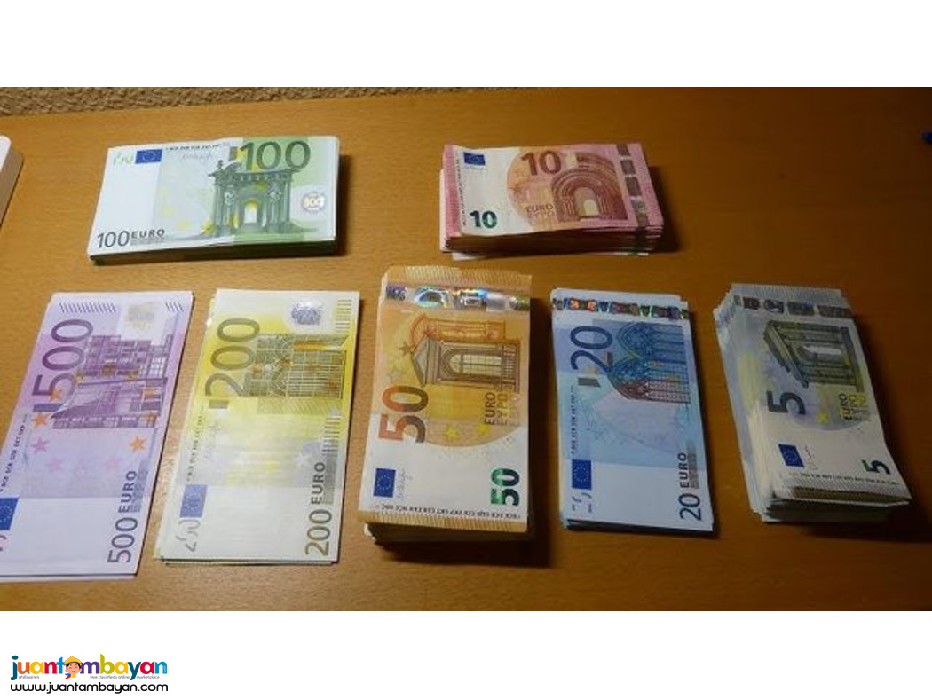 Fake Bill Note Dollar Peso and Euro