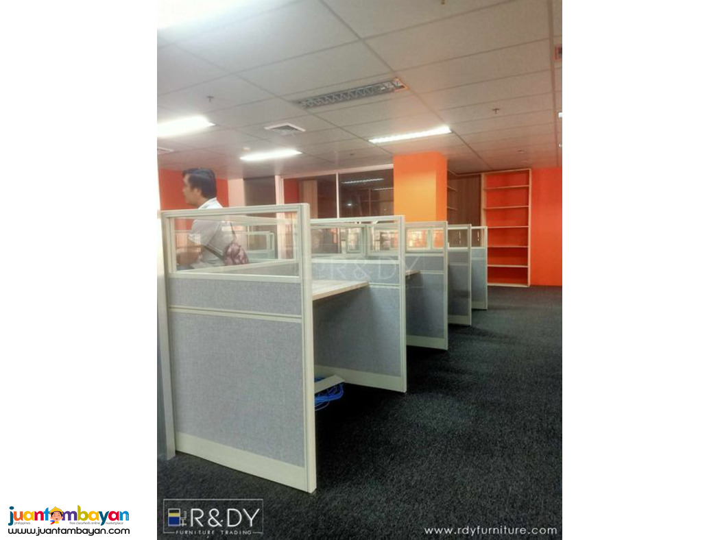 Modular Partition, Cabinets, Tables, Chairs, Carpet
