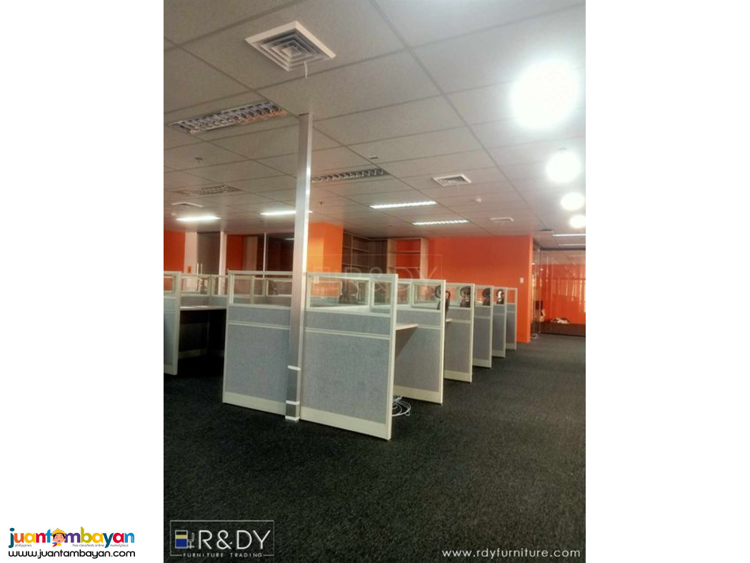 Modular Partition, Cabinets, Tables, Chairs, Carpet