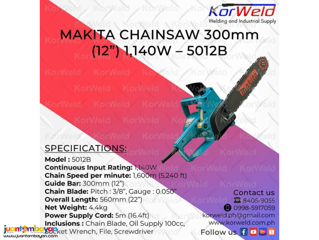 Makita Chainsaw 300mm (12