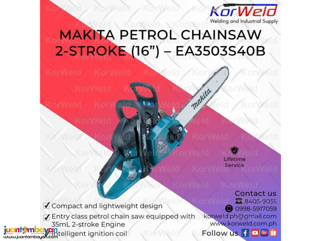 Makita Petrol Chainsaw 2-Stroke (16