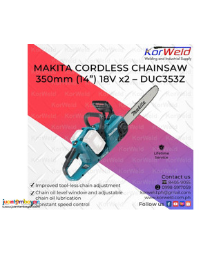 Makita Cordless Chainsaw 350mm (14