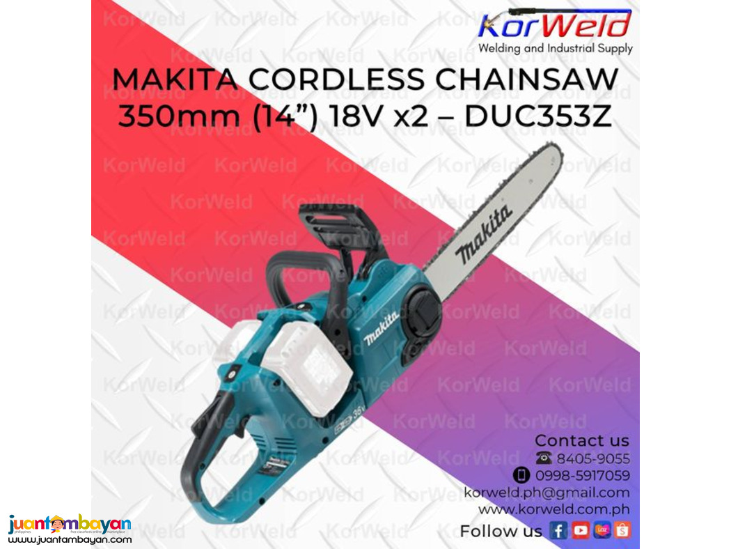 Makita Cordless Chainsaw 350mm (14
