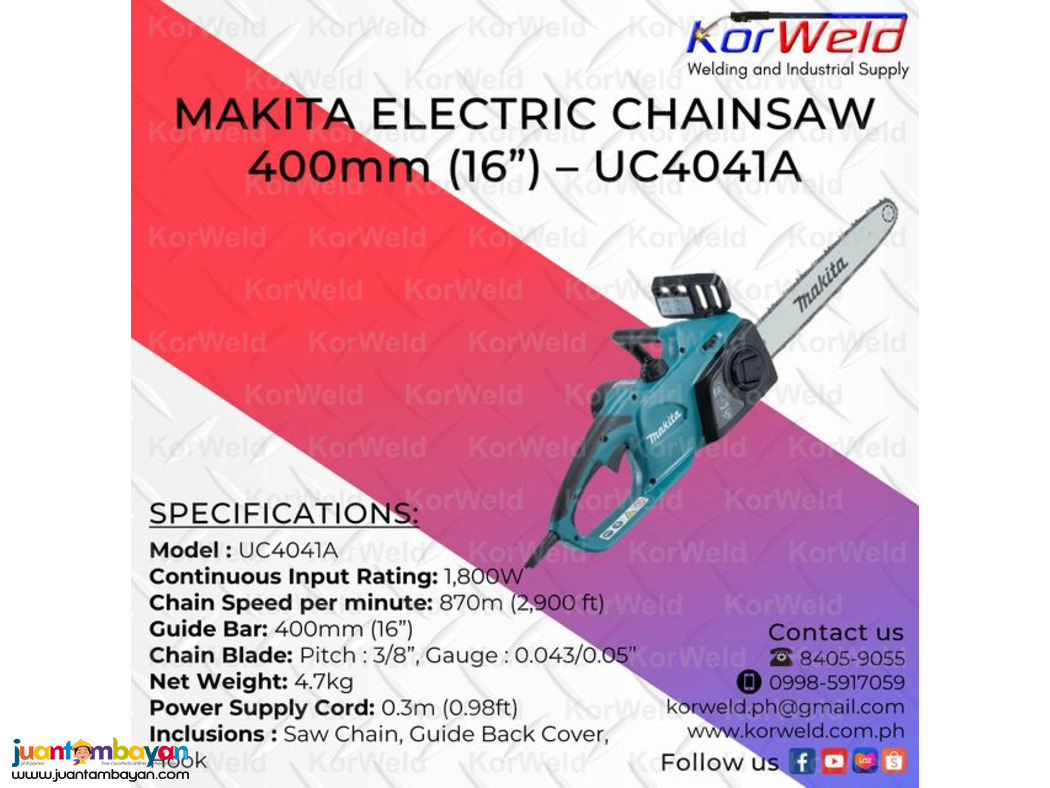 Makita Electric Chainsaw 400mm (16