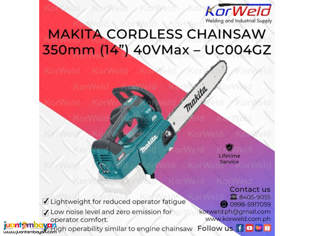 Makita Cordless Chainsaw 350mm (14