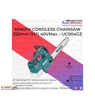 Makita Cordless Chainsaw 350mm (14