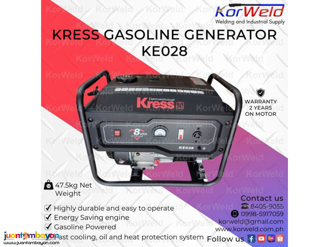 KRESS Gasoline Generator KE028 - 2.8kVa