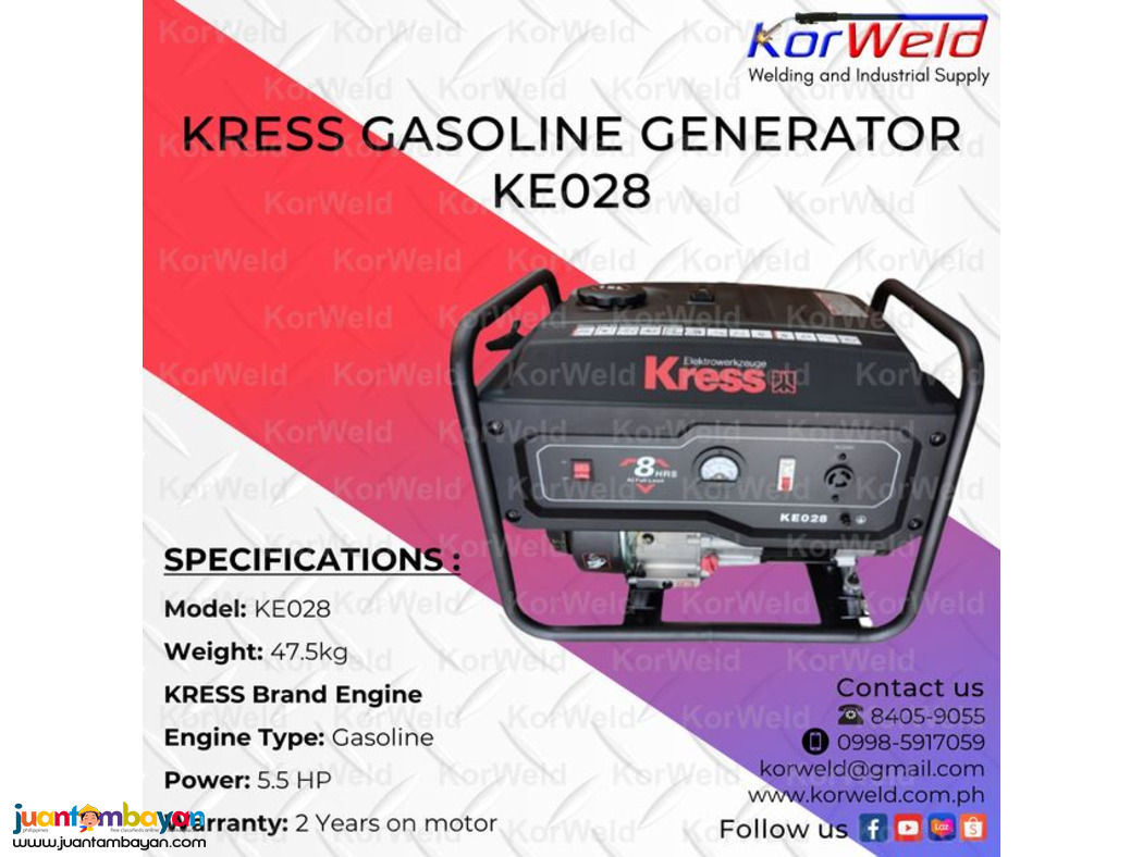 KRESS Gasoline Generator KE028 - 2.8kVa