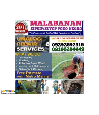 MALABANAN SIPSIP POZO NEGRO SERVICES  TAGUIG CITY 09292692316