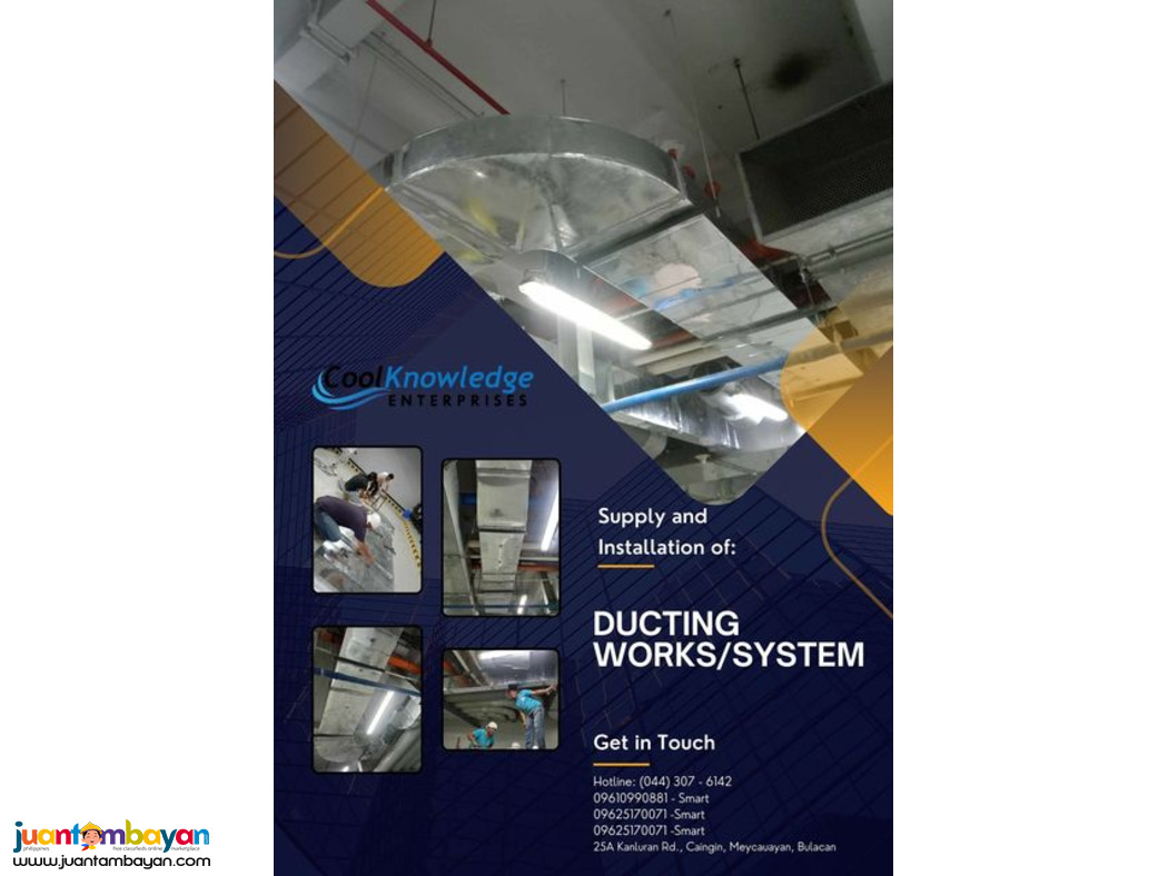 Ducting works and installation !