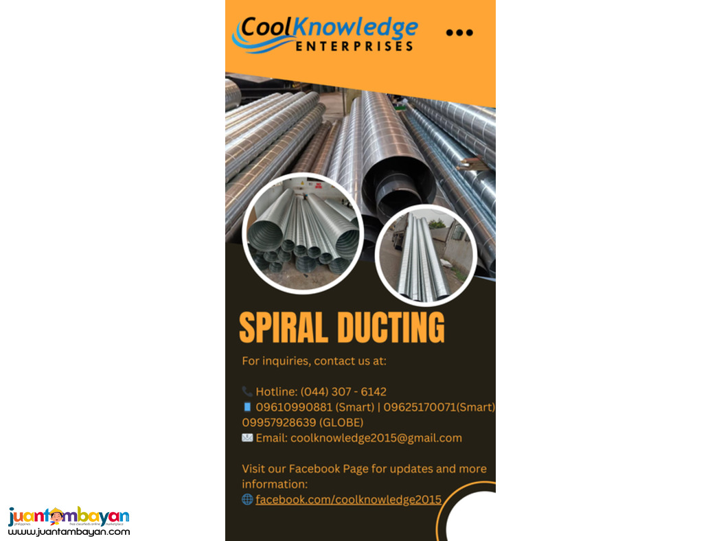 Efficient Airflow: Spiral Ducting Installation and Supply Services