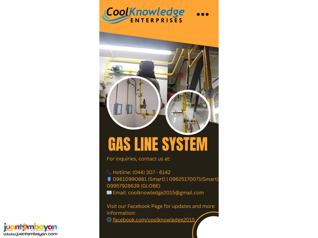  Installation and Supply Services for Gas Line Systems