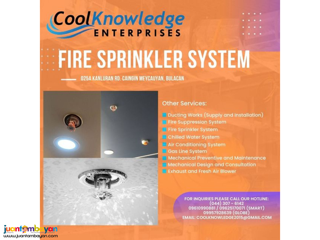 Installer & Supplier Of Fire Sprinkler Systems : Be Prepared